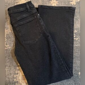 Madewell Black Wide Leg Jeans